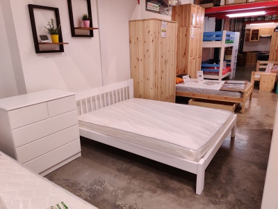 Кровать Дачная Белая (2)