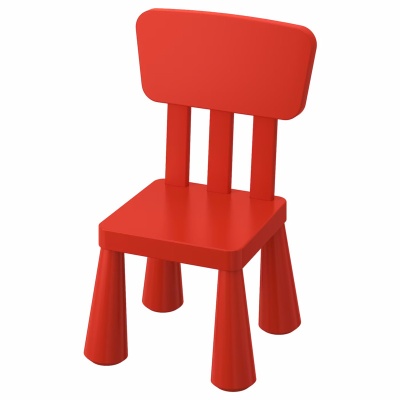 Детский стул MAMMUT МАММУТ красный (4)